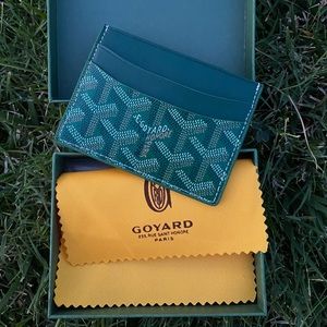 Green Goyard Cardholder